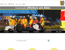 Tablet Screenshot of affoltern-am-albis.ch